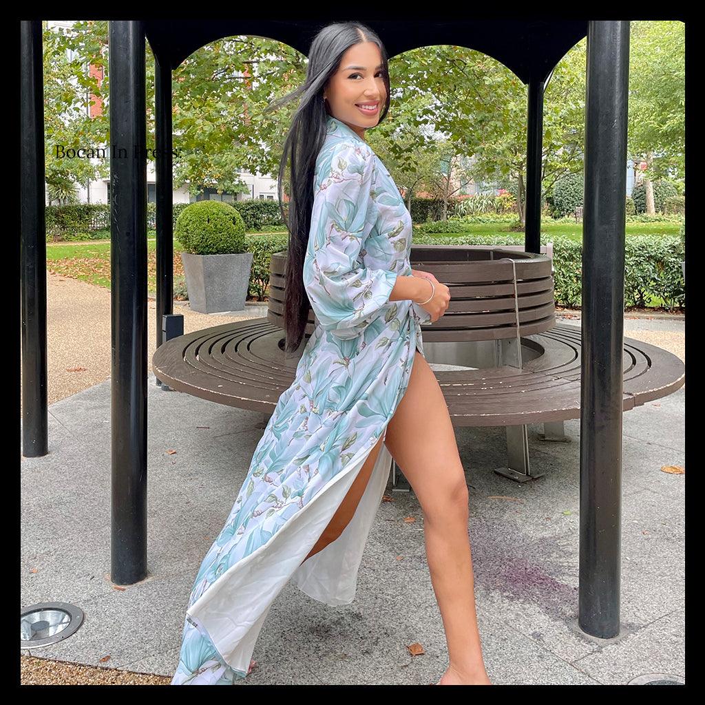 A Fresh Outfit with Chiffon Maxi Dress – Bocan