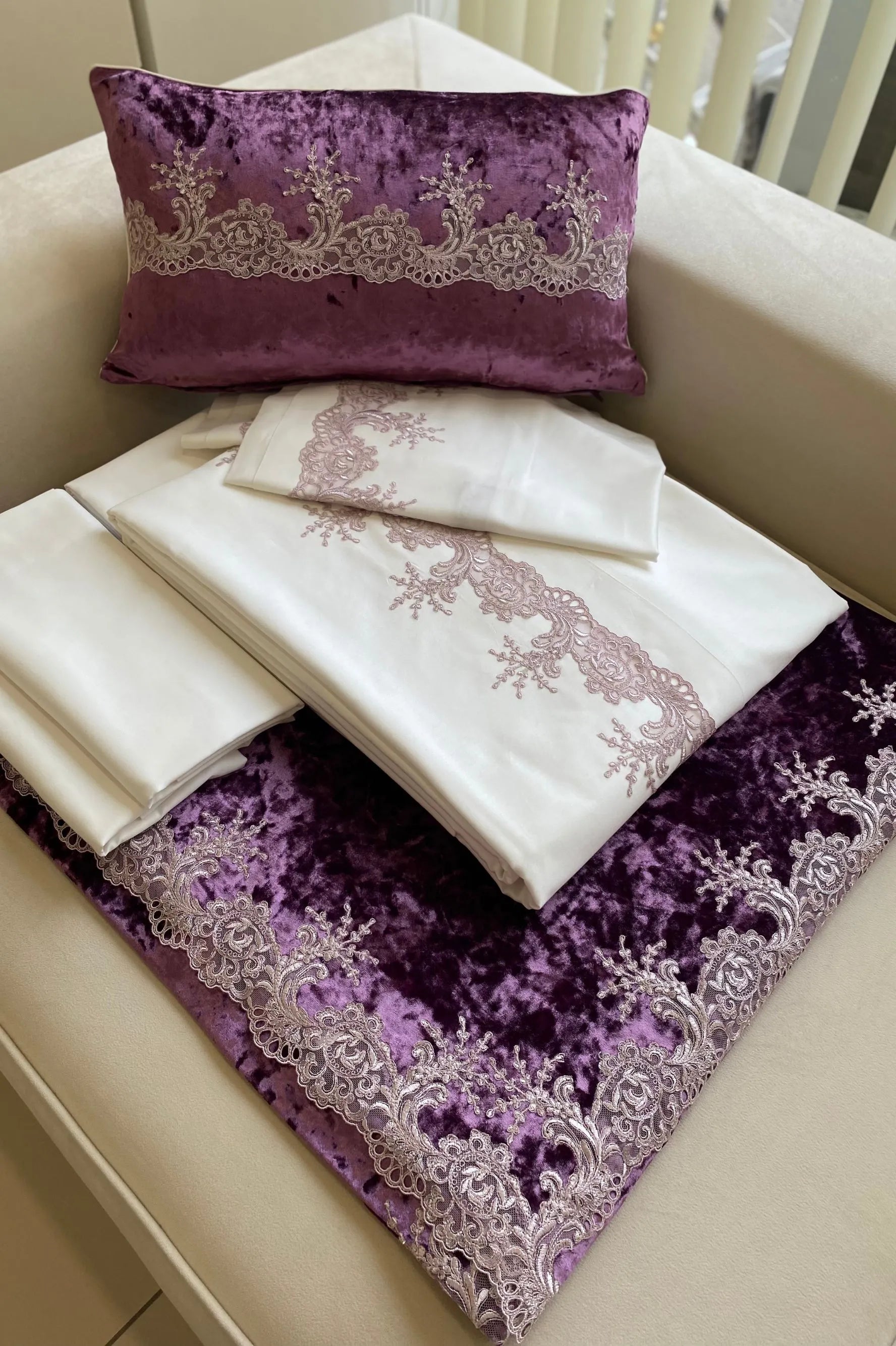 Organic Cotton Bedding Set Powder