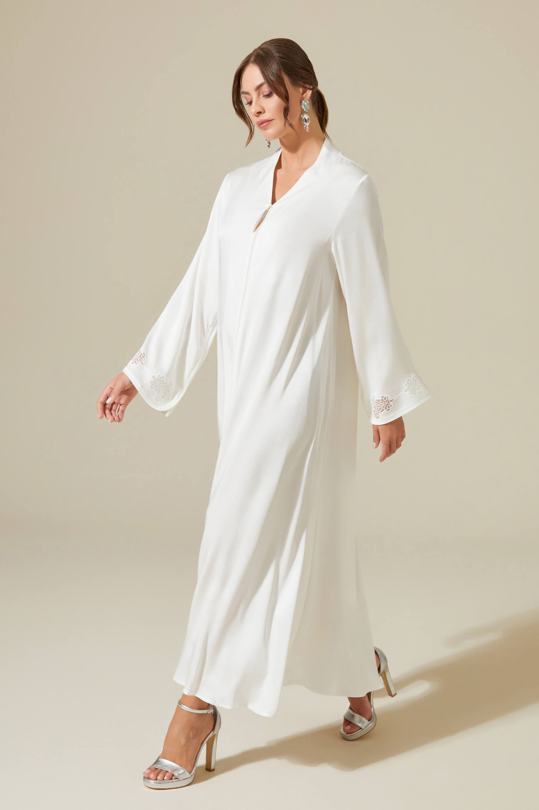 Abelia Dress Off White Off White Pipe