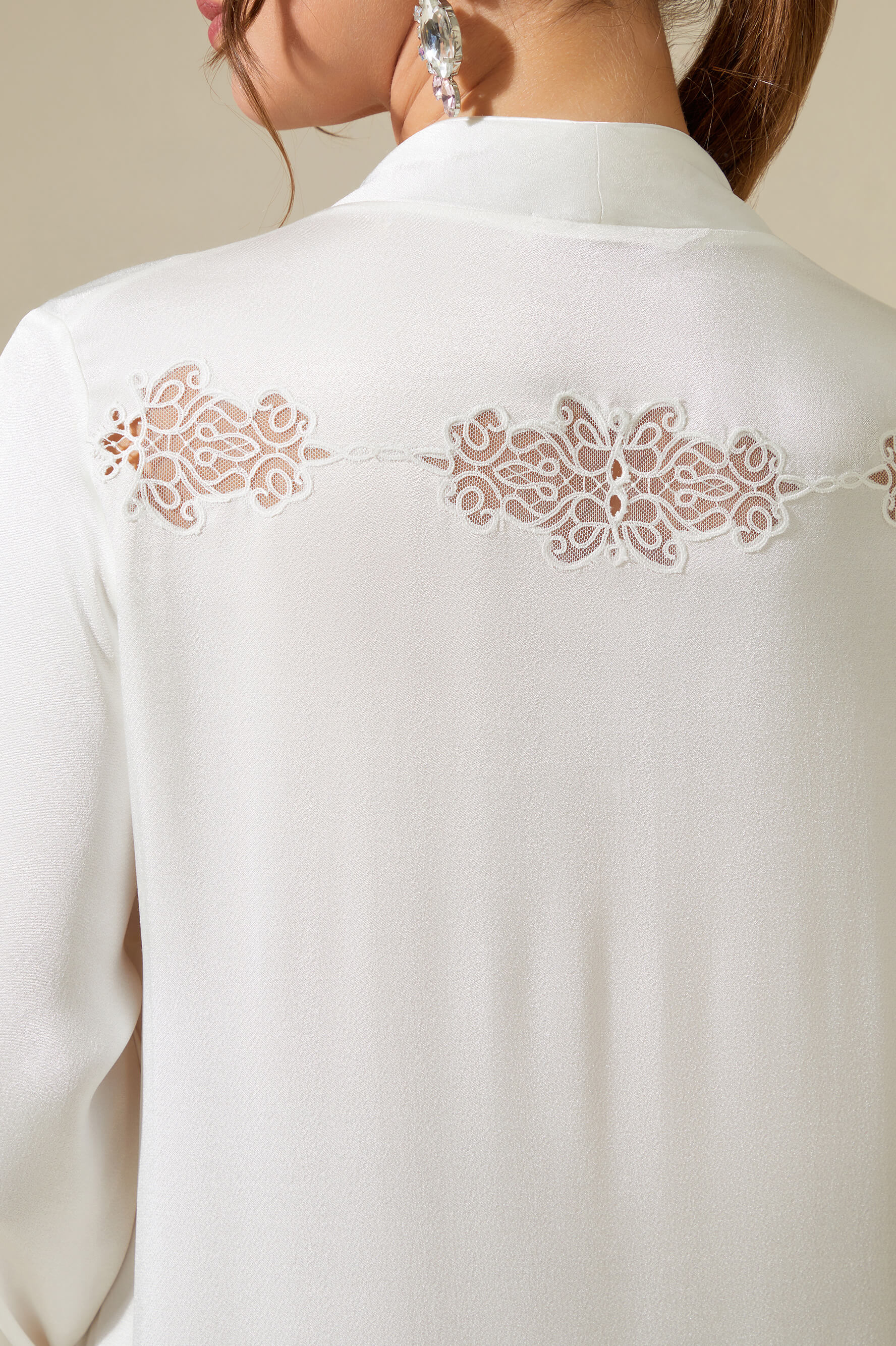 Abelia Dress Off White Off White Pipe