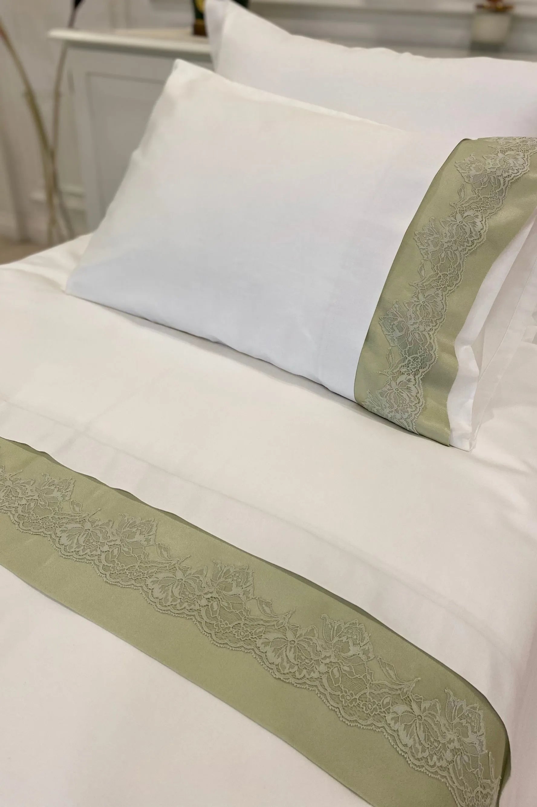 Organic Cotton Bedding Set Green