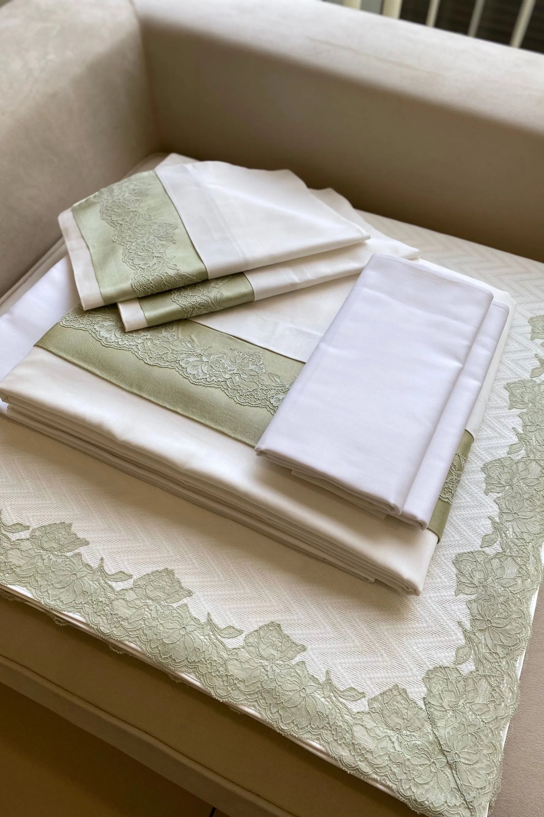 Organic Cotton Bedding Set Green