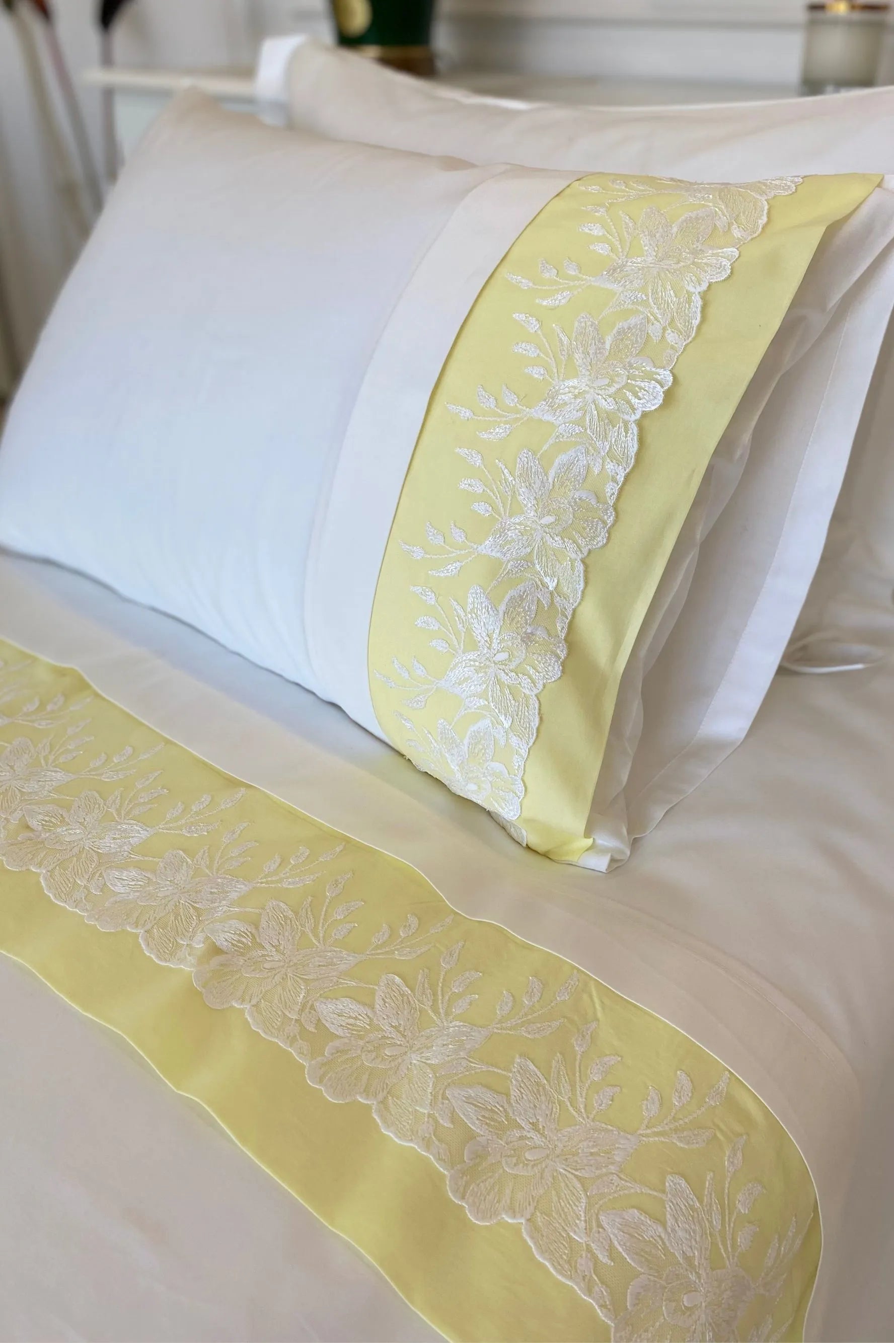Organic Cotton Bedding Set Yellow