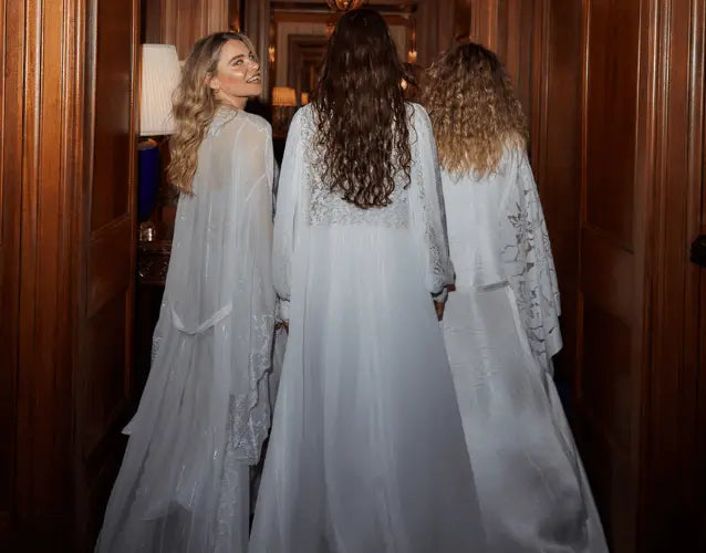 Adela trimmed silk chiffon by Bocan