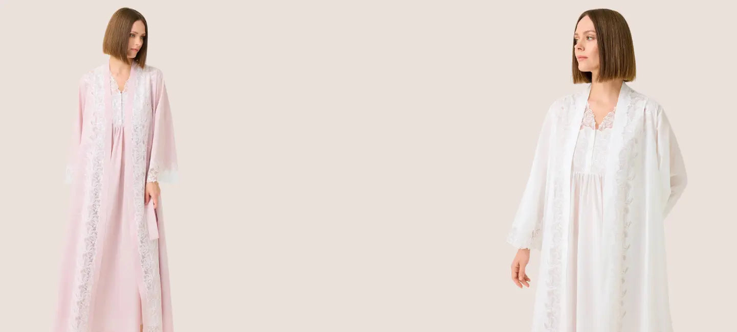 Luxury Cotton Nightwear Collection for Women Breathable Cotton Robes as well as Pyjamas, Nightdresses & Sleepwear