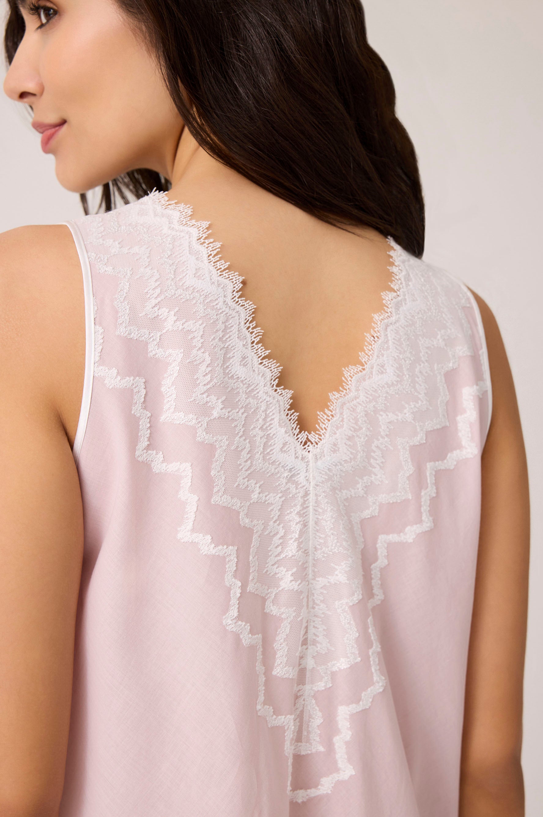 Yasmine Cotton Nightgown Powder