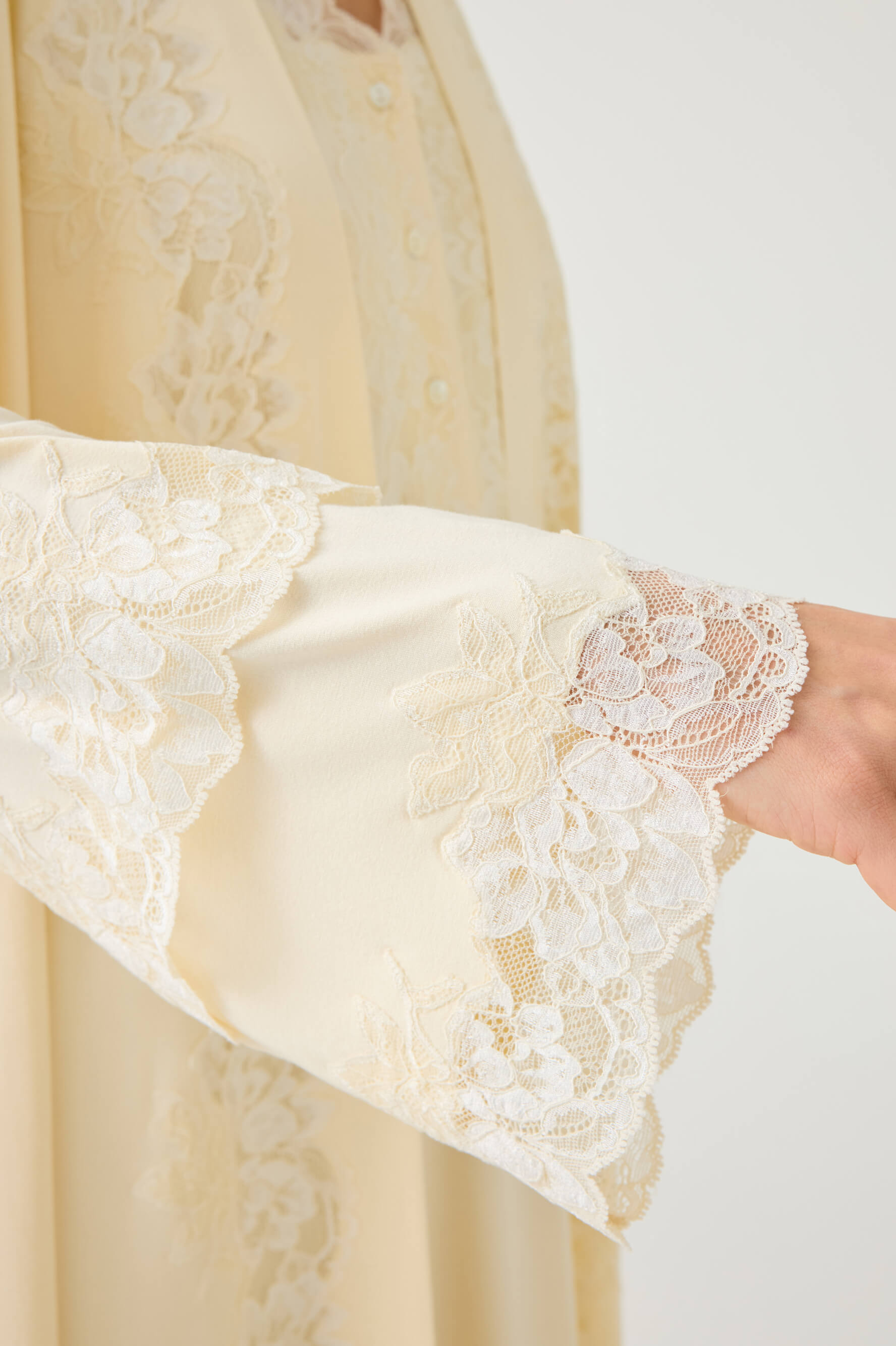 Solenne Cotton Robe Set Honey