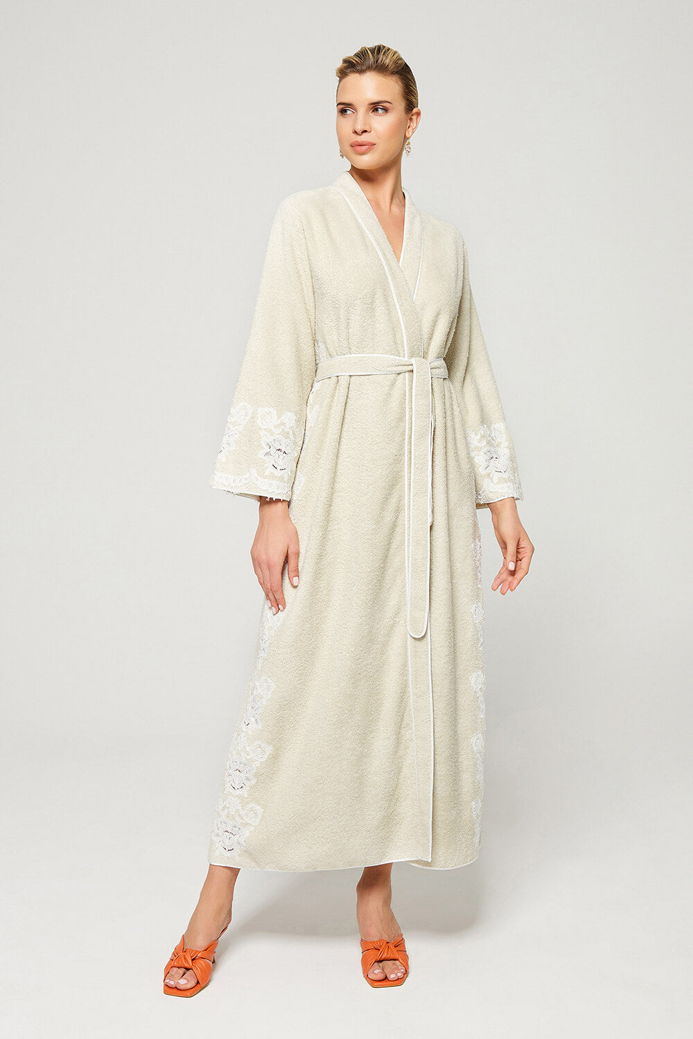 Lana - Towel Bathrobe - Beige
