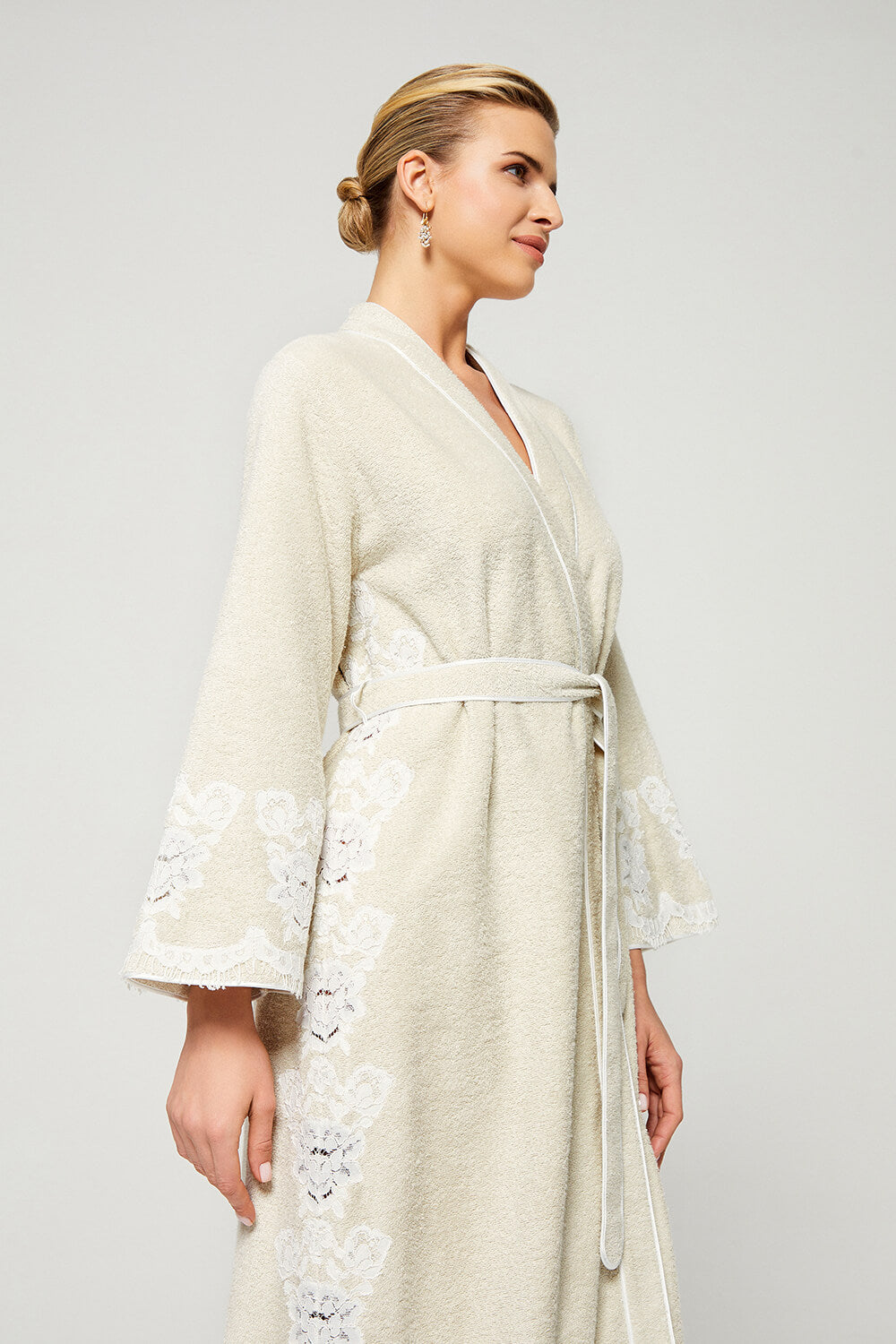 Lana - Towel Bathrobe - Beige