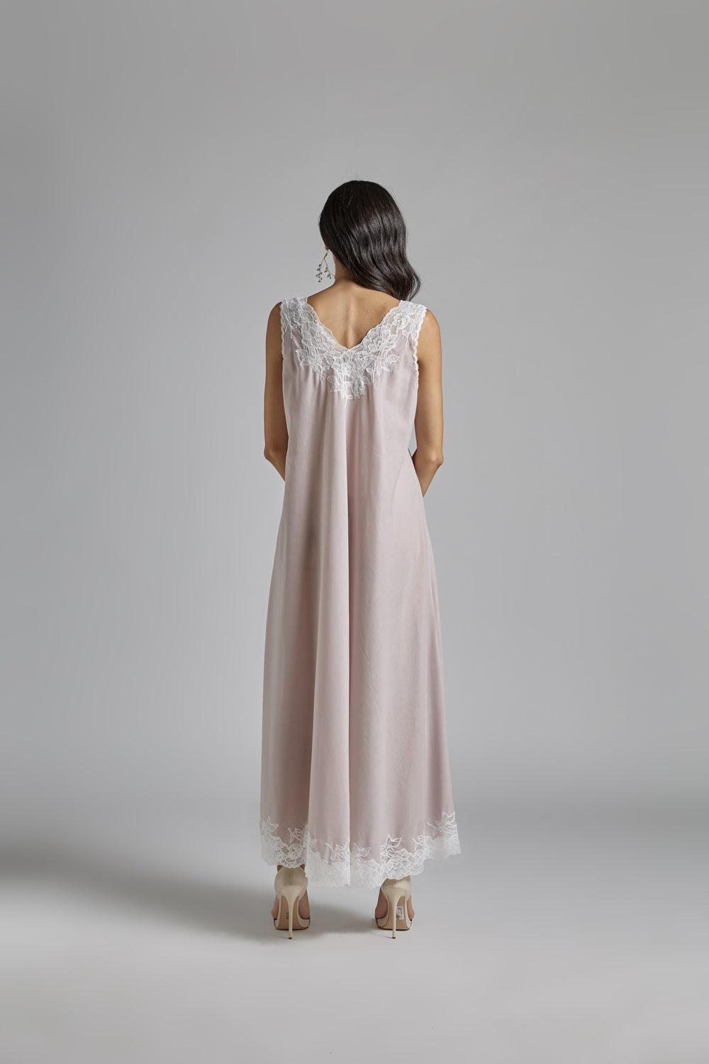 Cotton Vual Robe Set Powder - Reina - Bocan