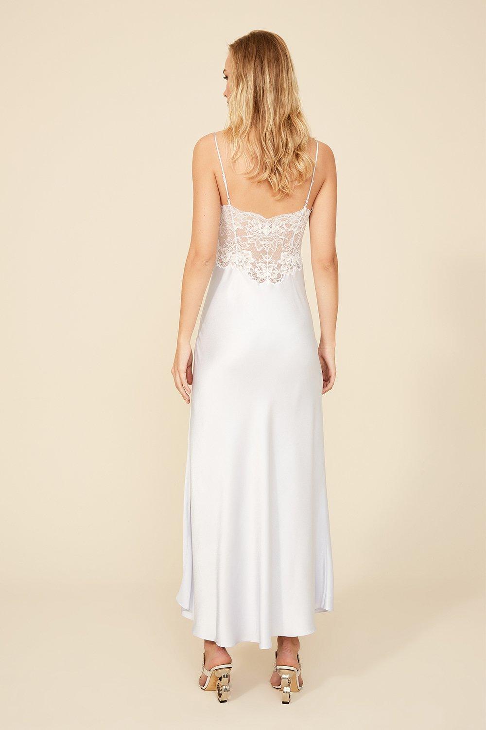 Heidi - Long Rayon Robe Set - Ice Blue - Bocan