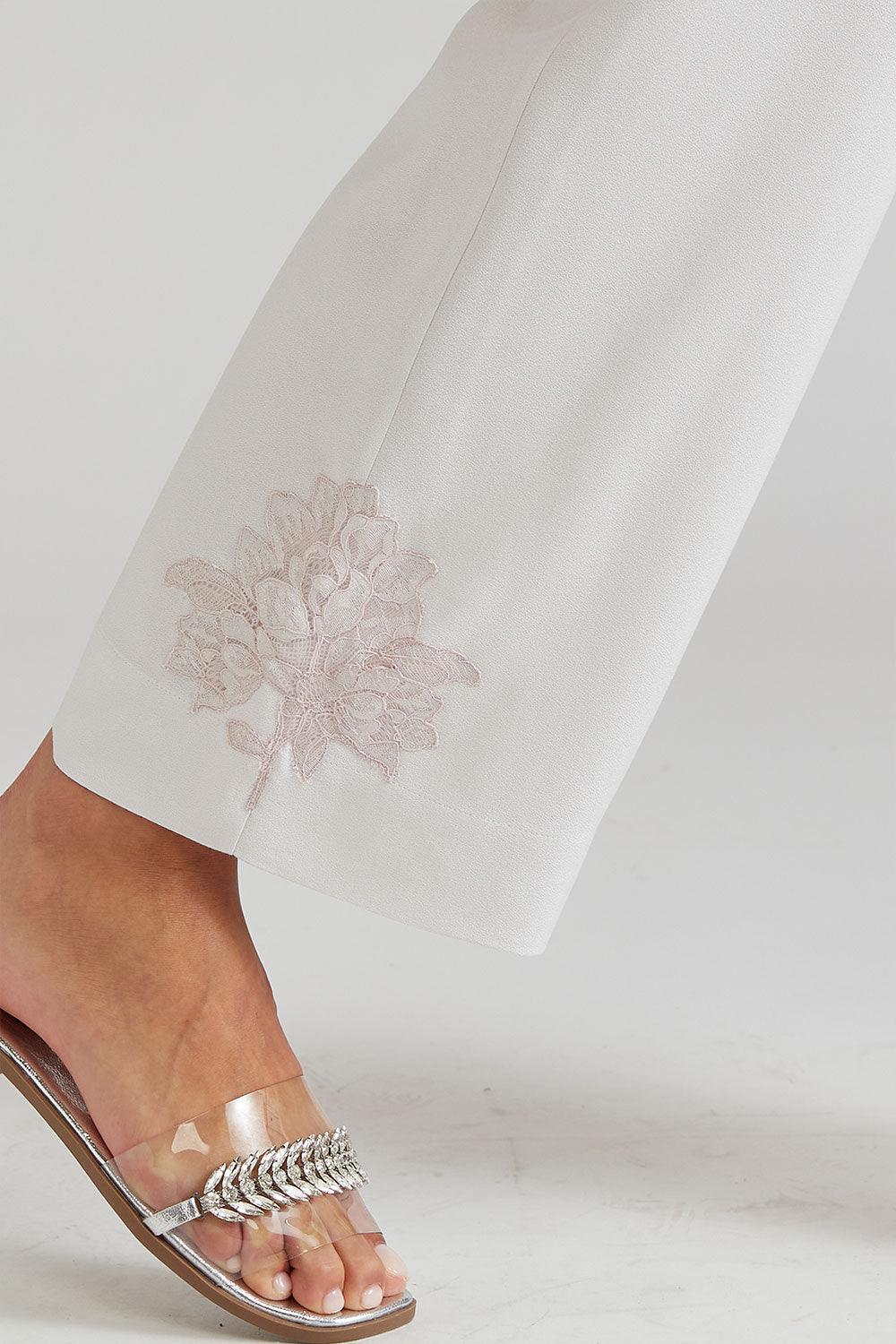 Rayon Pyjama Set - Light Grey- Petite Rose - Bocan
