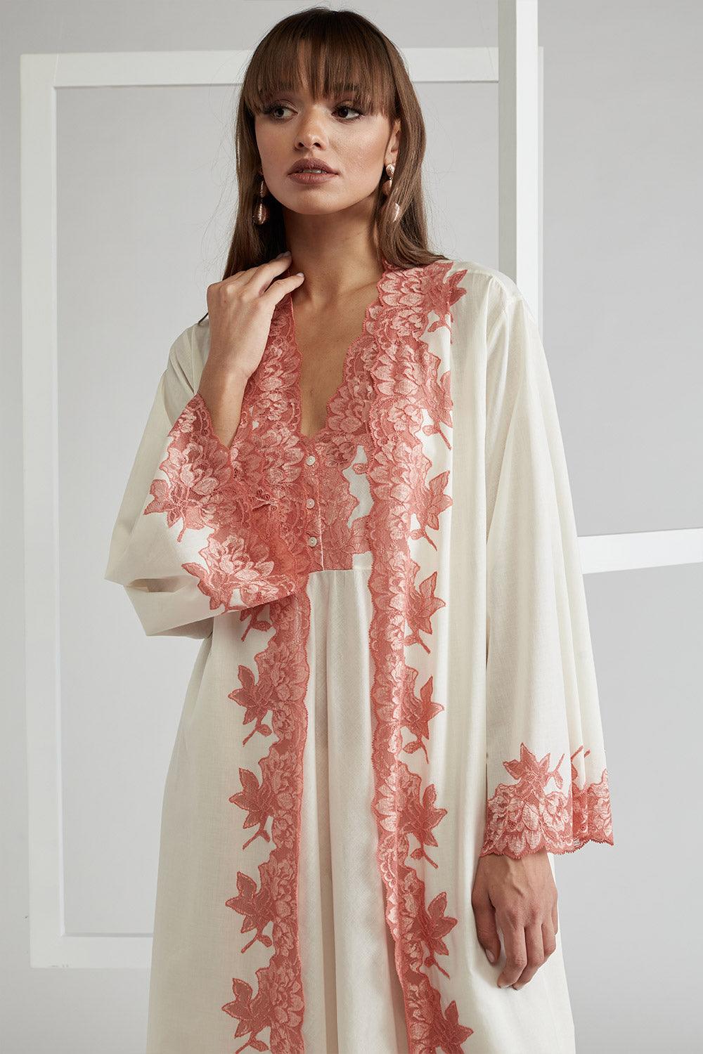 Vual Cotton Robe Set Honey - Miel - Bocan