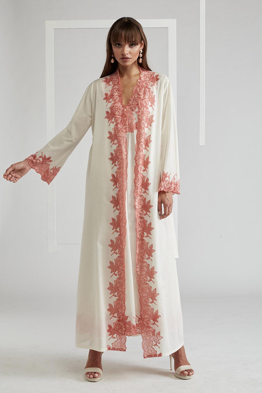 Vual Cotton Robe Set Honey - Miel - Bocan