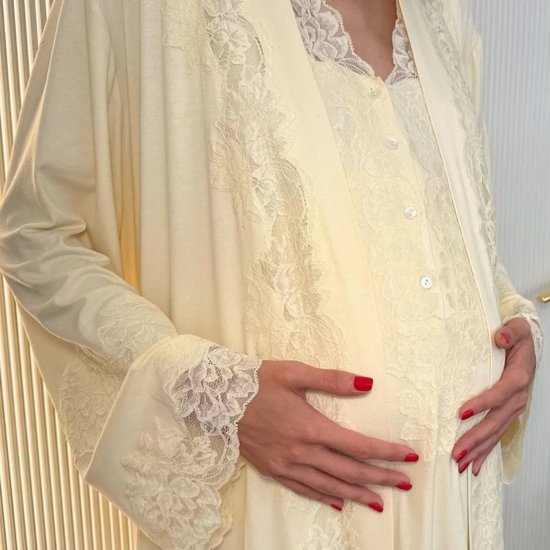 Your Motherhood Trousseau: Why Every New Mom Needs Maternity Dress Clothes and a Robe Set