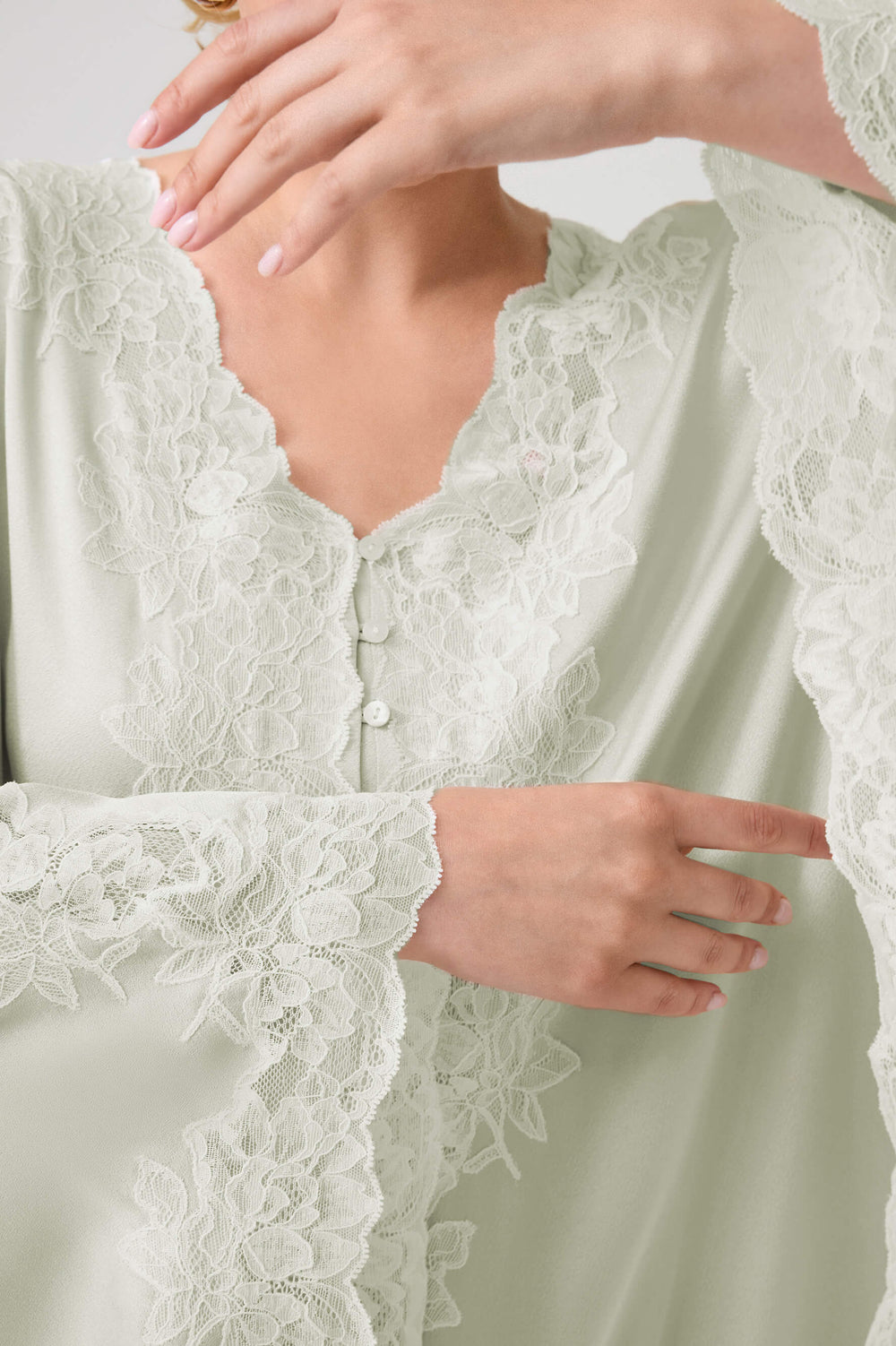 Adelaide Silky  Dress Green