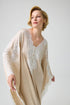 Adelaide  Silky   Dress Beige Beige Silk — Bocan Couture luxury nightwear
