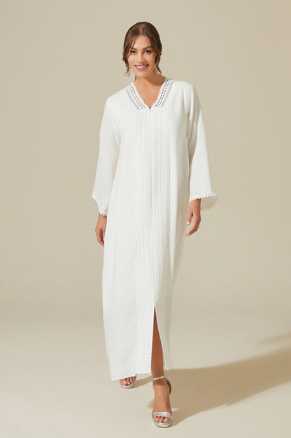 juicy couture white linen dress Ivory Linen Visions Of You Dress