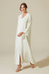 Lydia Linen Dress Nile Green Green Linen — Bocan Couture luxury nightwear