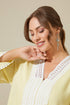 Luxury yellow linen dress by Bocan Couture