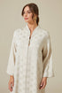 Luv the Petite Zippered  Dress Beige Beige Rayon — Bocan Couture luxury nightwear