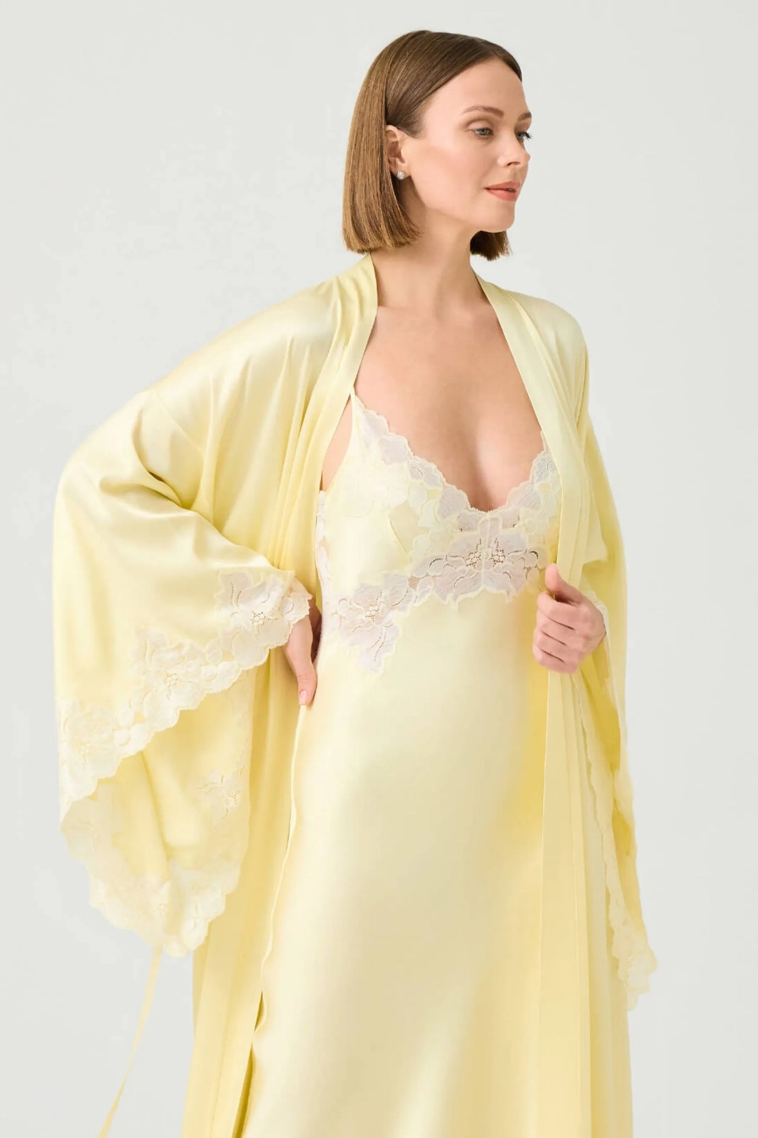 Luxury cotton and silk robes for women perfect for loungewear and bridal mornings