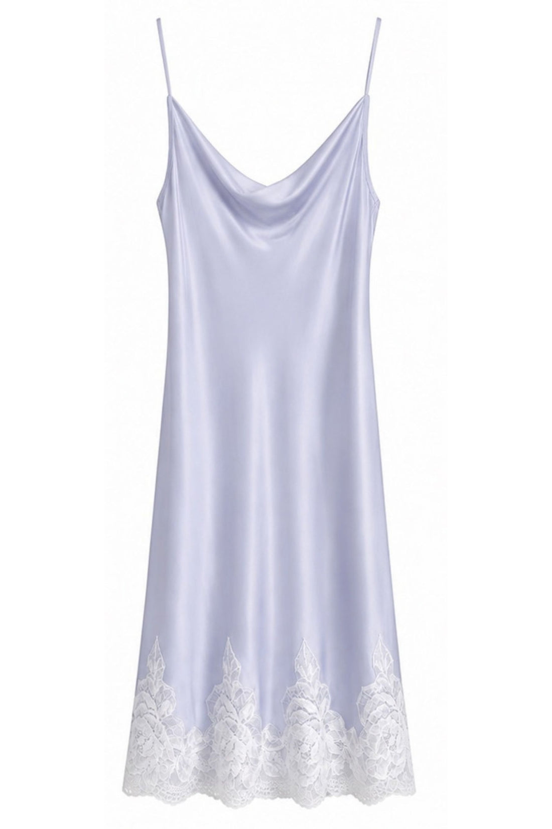 Caroline Silky Nightgown Ice Blue