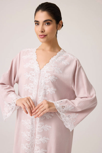 Laila Linen Dress Powder