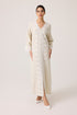 Laila Linen Dress Nile Green Green Linen — Bocan Couture luxury nightwear