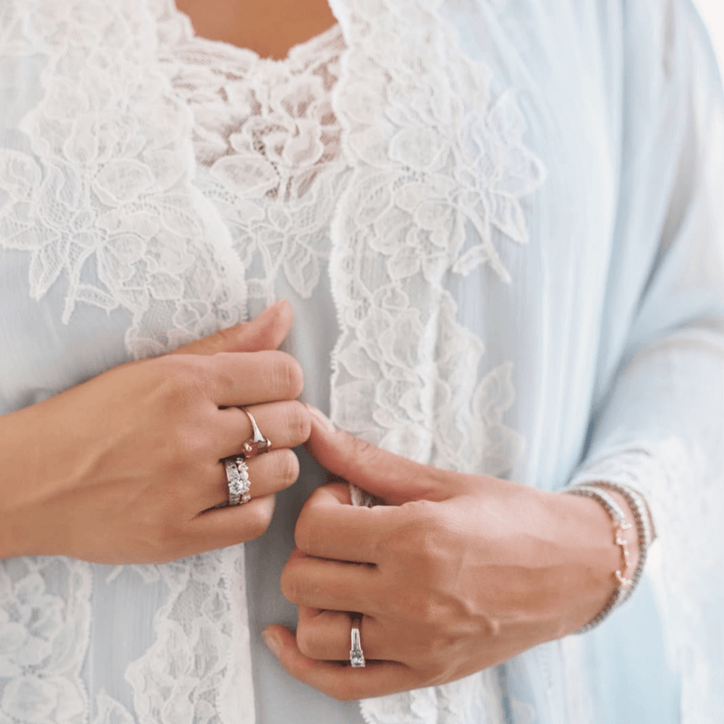 Luxury maternity nightwear and robe set by Bocan Couture, offering comfort, elegance, and timeless style for expectant mothers.