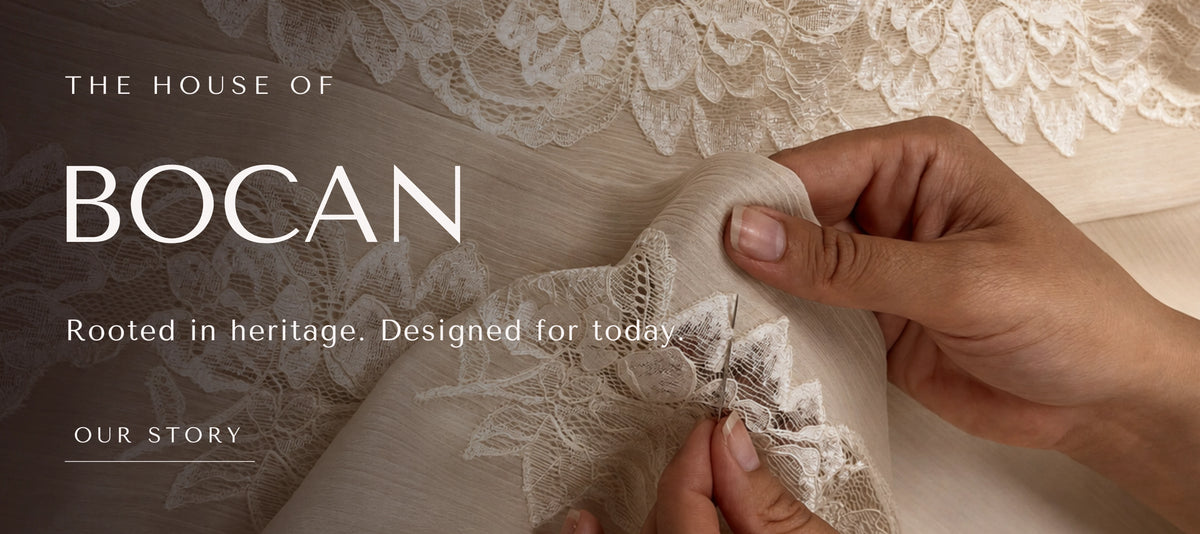 Bocan craftsmanship and heritage brought into modern luxury fashion and women's nightwear