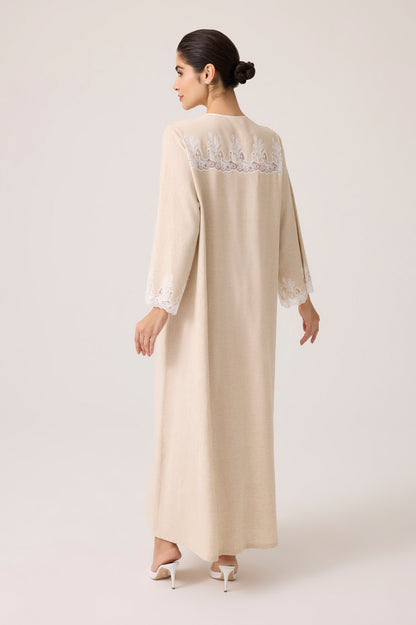 Laila Linen Dress Beige