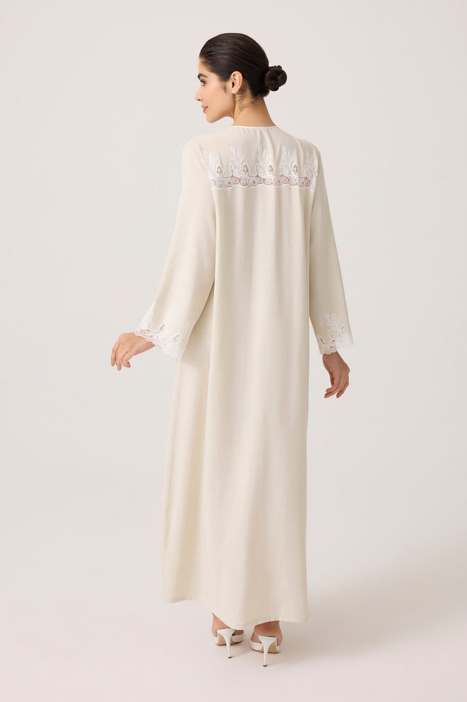 Laila Linen Dress Nile Green