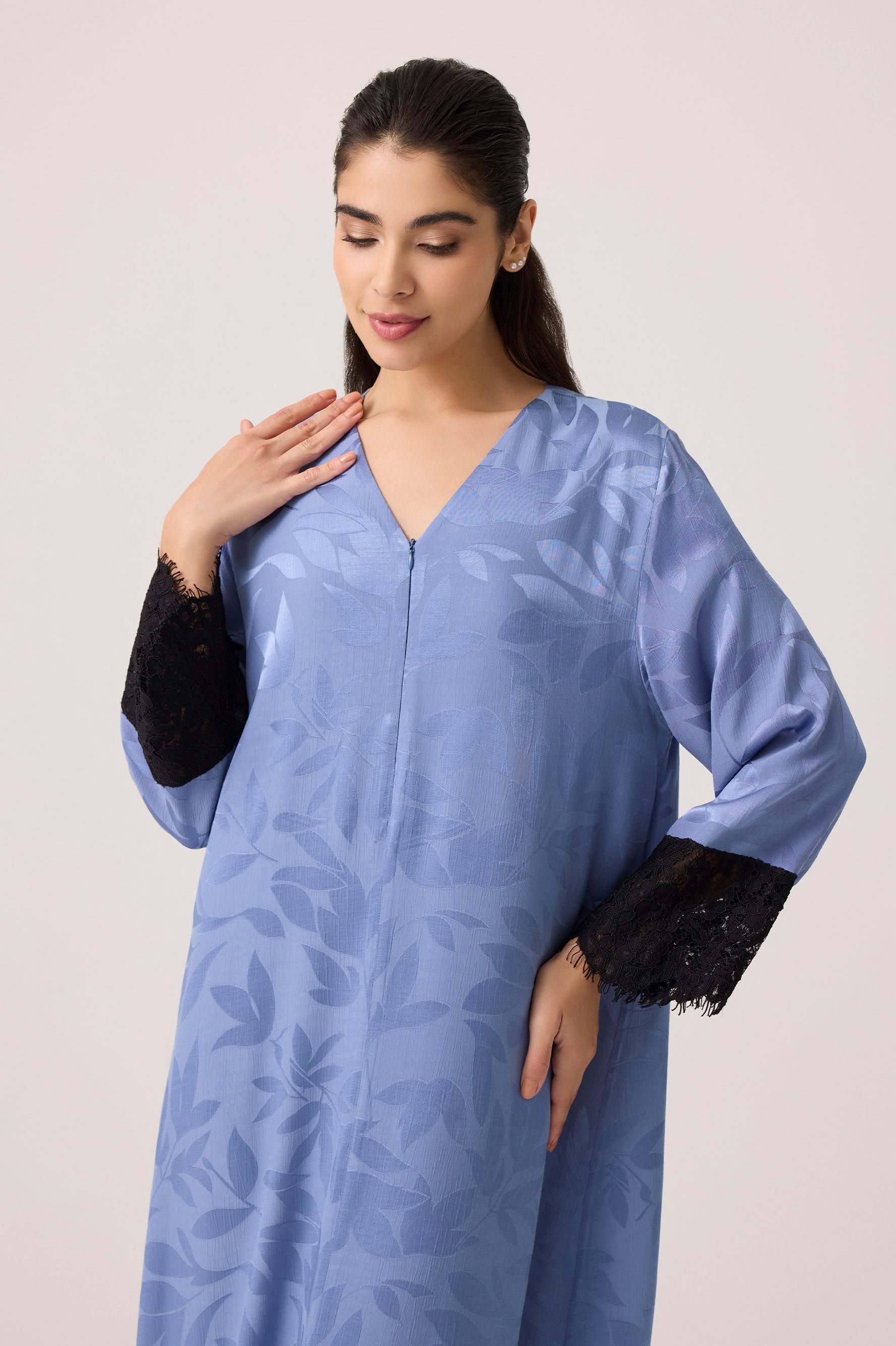 Bluevia Silky Rayon Dress Regal Blue