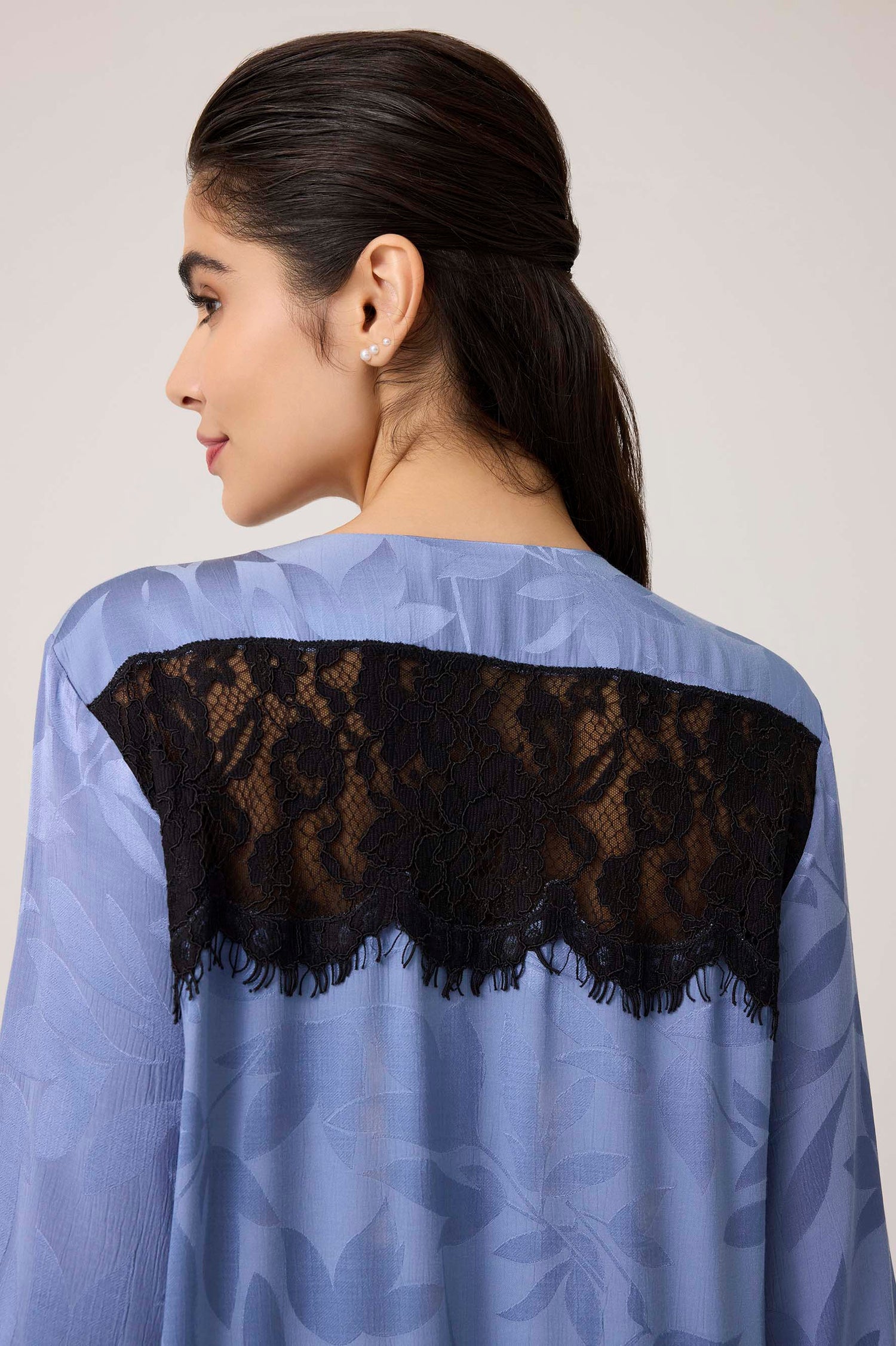 Bluevia Silky Rayon Dress Regal Blue