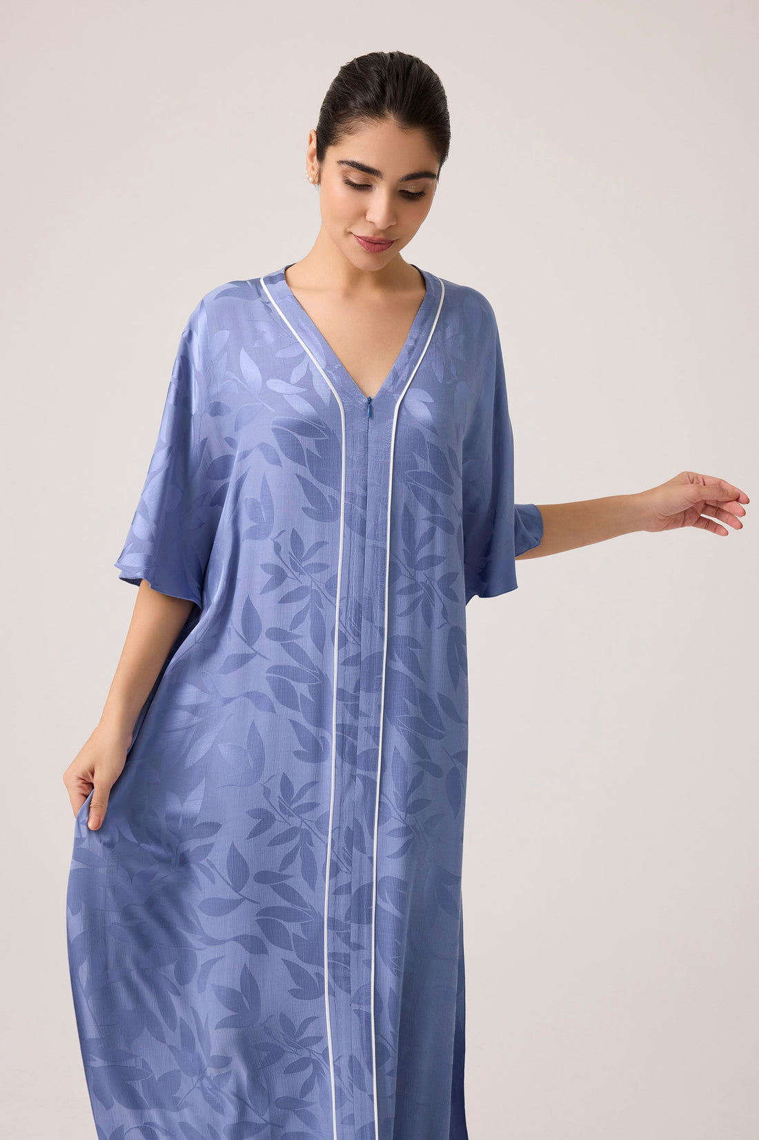 Cara Silky Rayon Dress Regal Blue