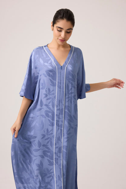 Cara Silky Rayon Dress Regal Blue