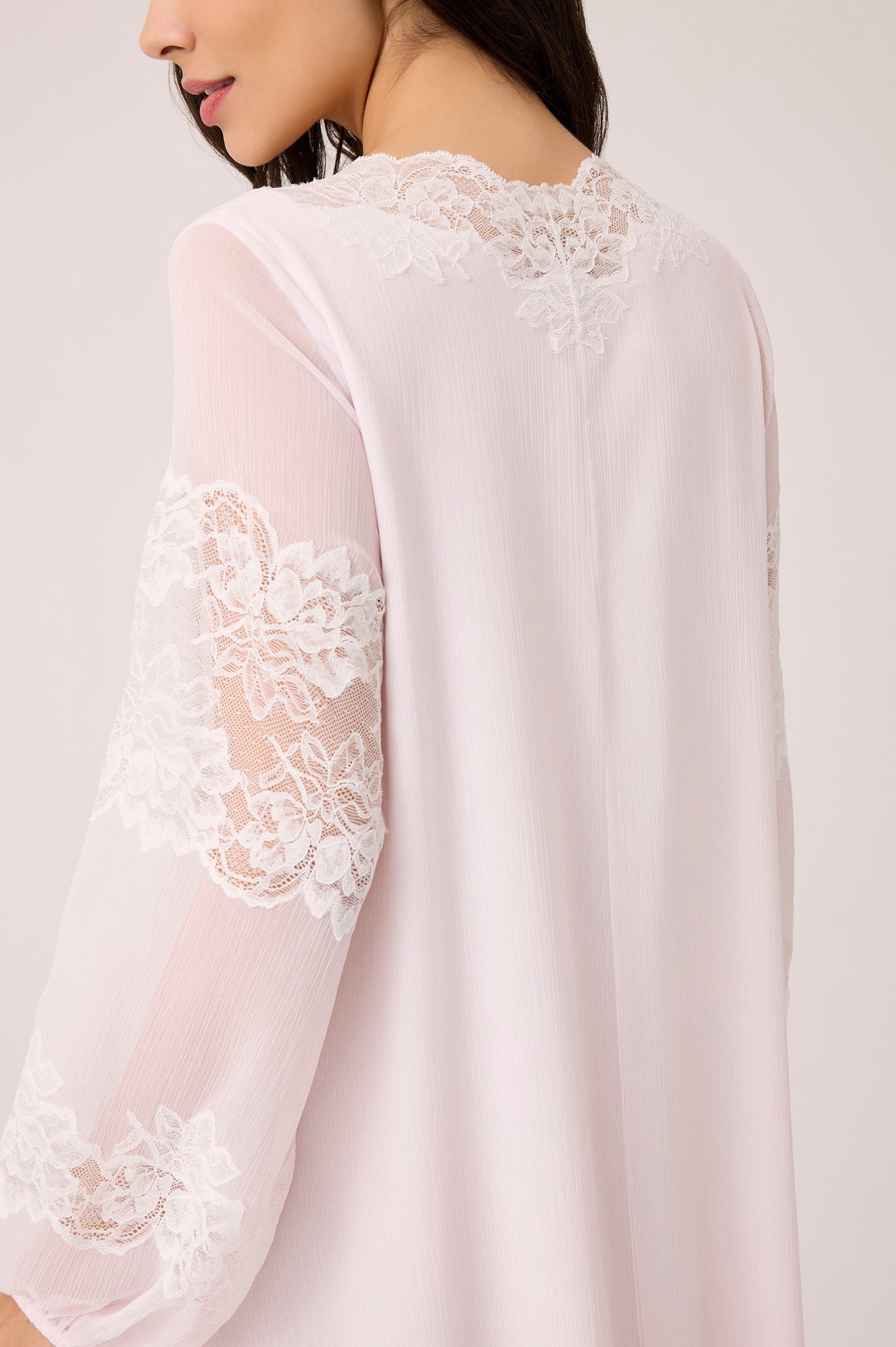 Flint Silky Chiffon Dress Baby Pink