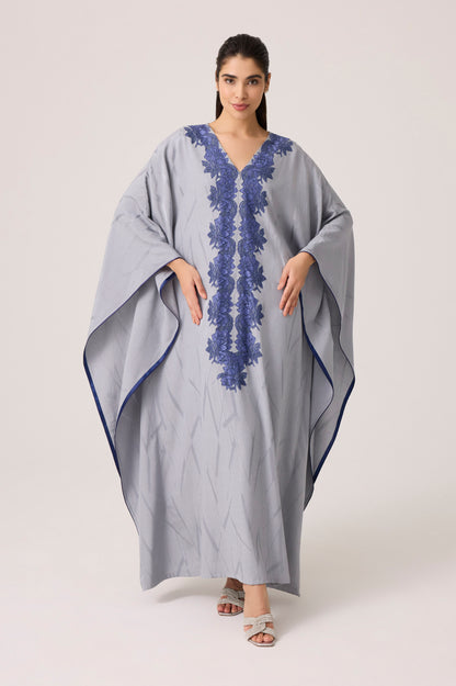 Ariana Silky Rayon Dress Grey