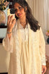 Liliane Cotton Robe Set  Honey Honey Cotton — Bocan Couture luxury nightwear