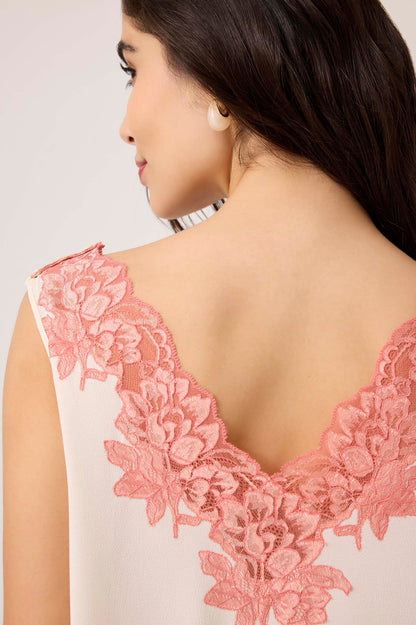 Coralia Silky Chiffon Robe Set Honey