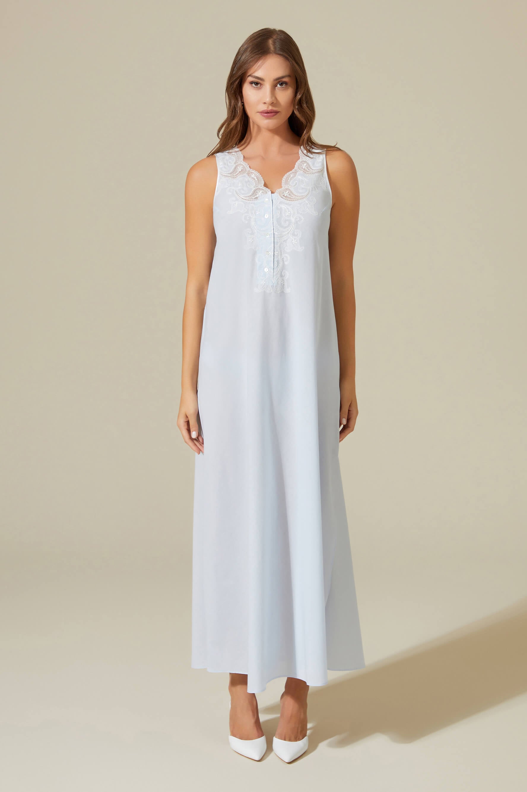 Baby blue nightgown hotsell