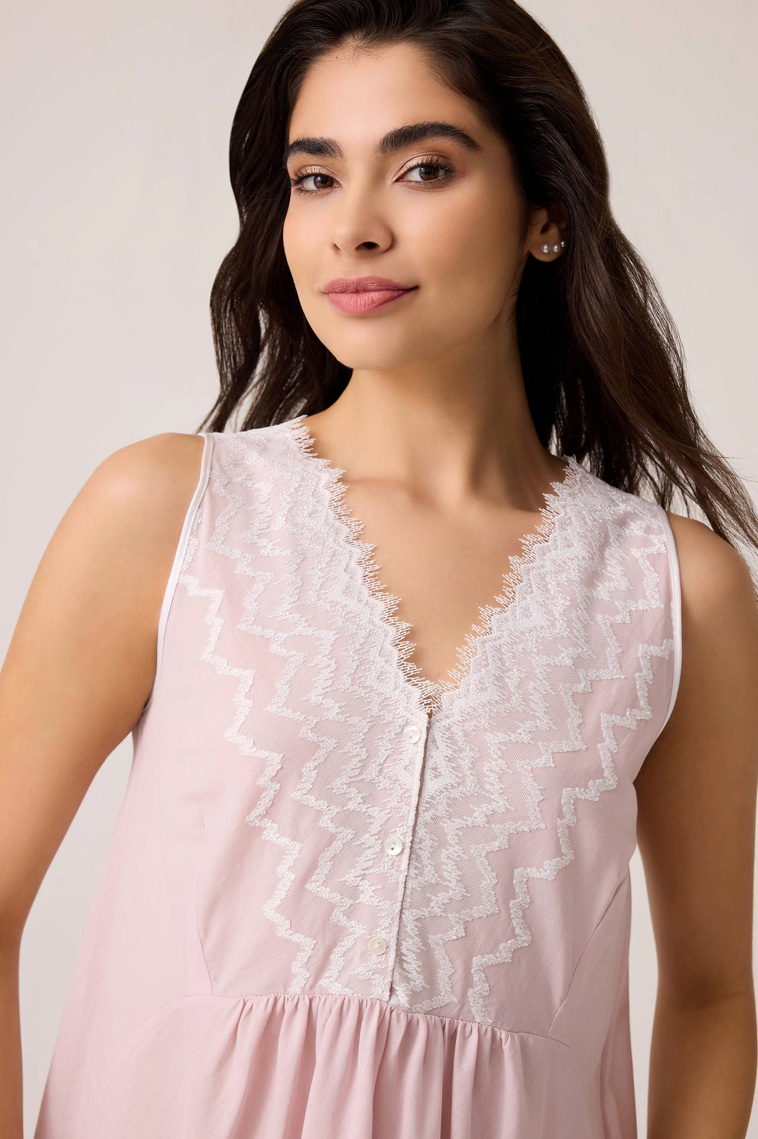 Yasmine Cotton Robe Set Powder