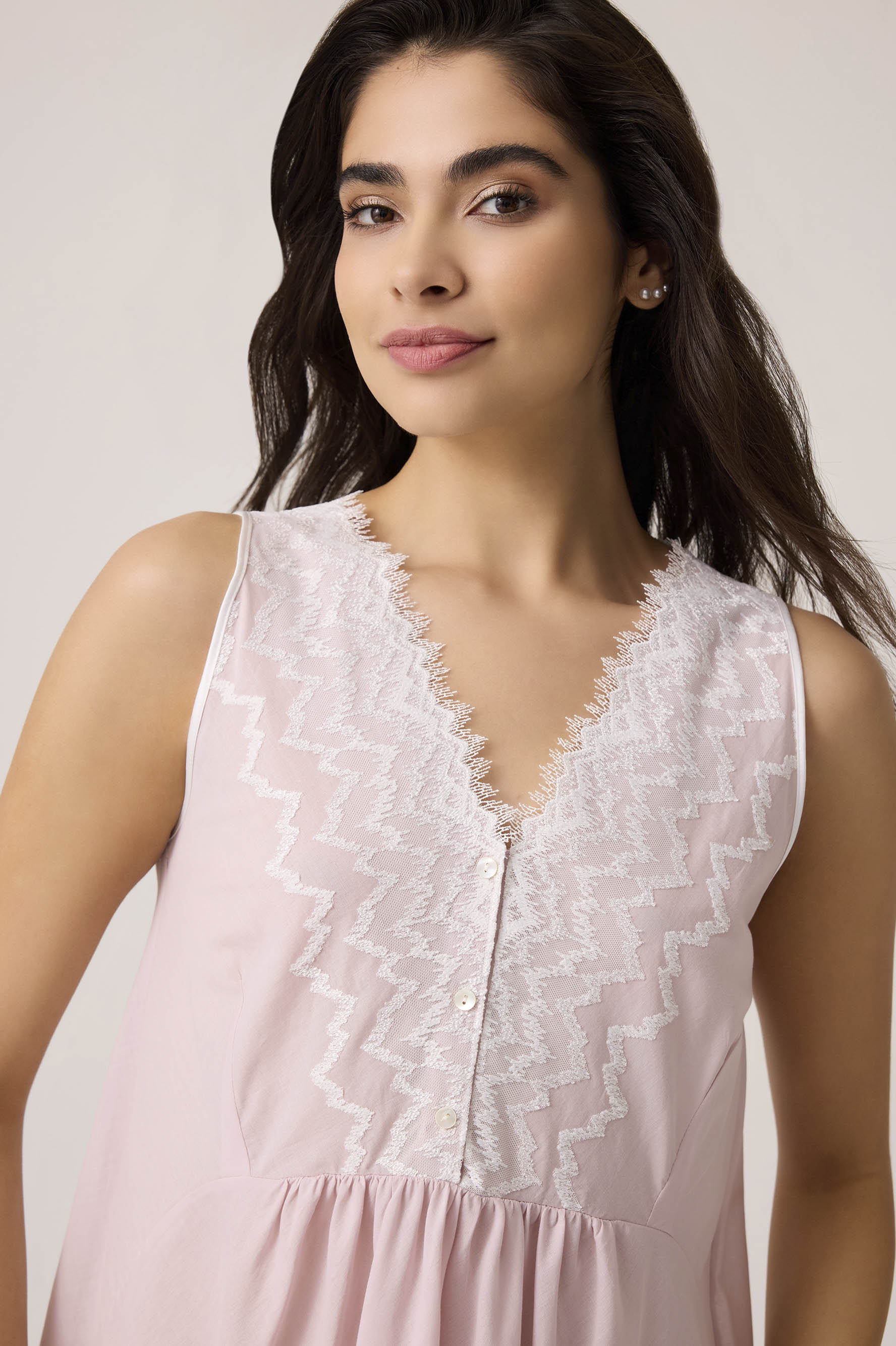 Yasmine Cotton Robe Set Powder