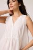 Yasmine Cotton Robe Set Off White Off White Cotton — Bocan Couture luxury nightwear, look 10