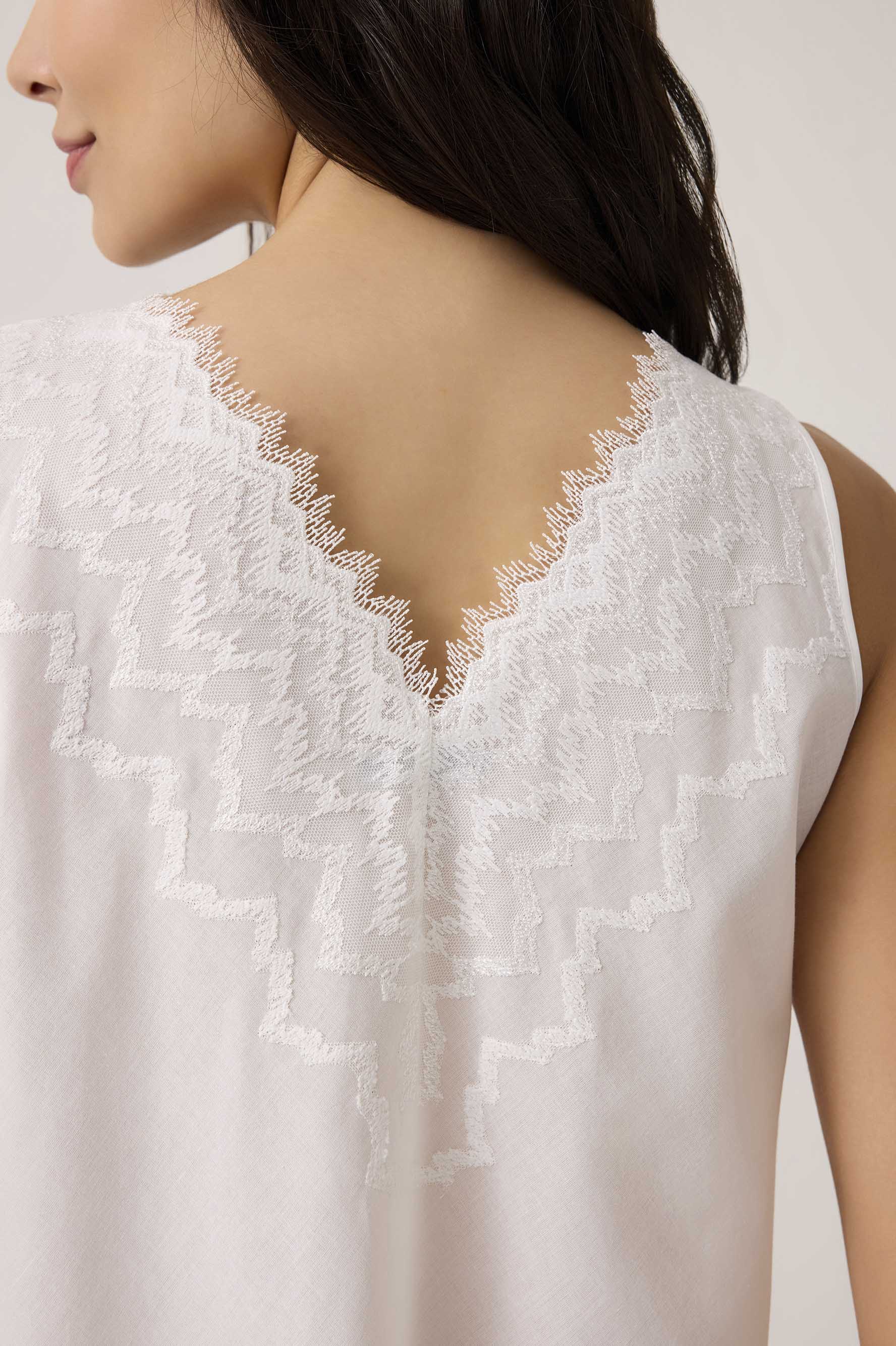 Yasmine Cotton Robe Set Off White