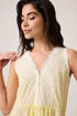 Yasmine Cotton Robe Set Yellow Yellow Cotton — Bocan Couture luxury nightwear, look 9