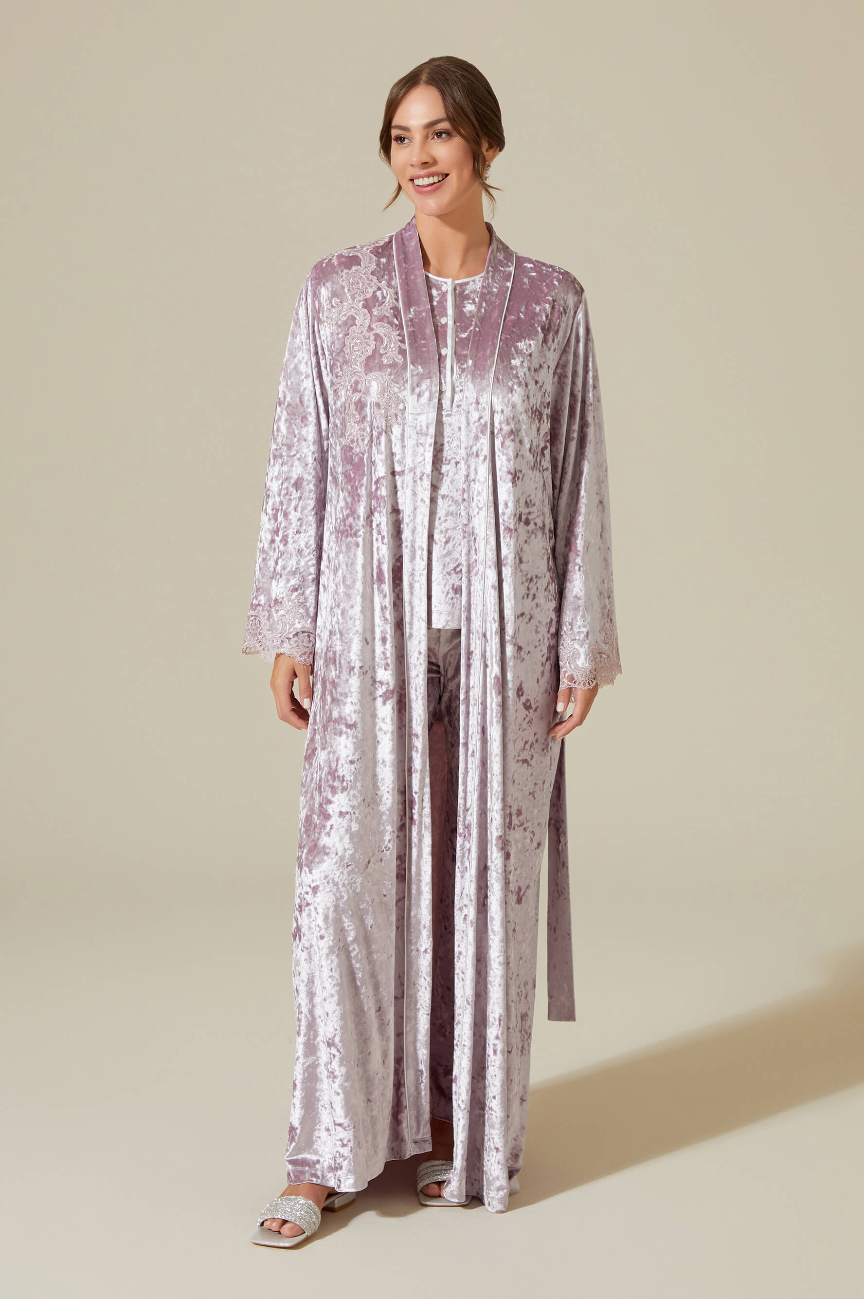 Pjs and dressing online gown set