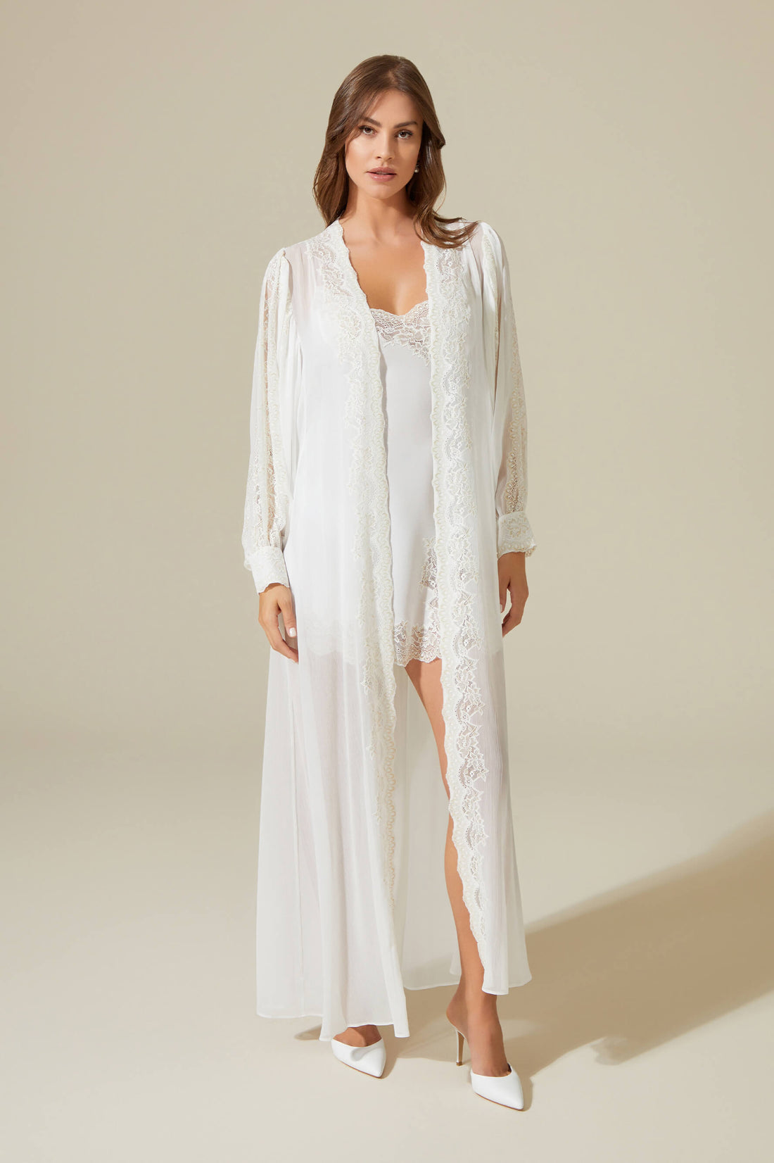 Hope Long Cotton Voile Sleeveless Inner Nightgown – Bocan Couture