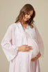 Maia Cotton Robe Set Baby Pink Pink Cotton — Bocan Couture luxury nightwear